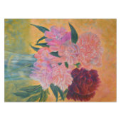 Nappe Vie morte avec Peonies Peinture (Devant (Horizontal))