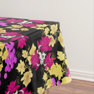 Nappe Vigne de raisin sans soudure Fleurs roses florales