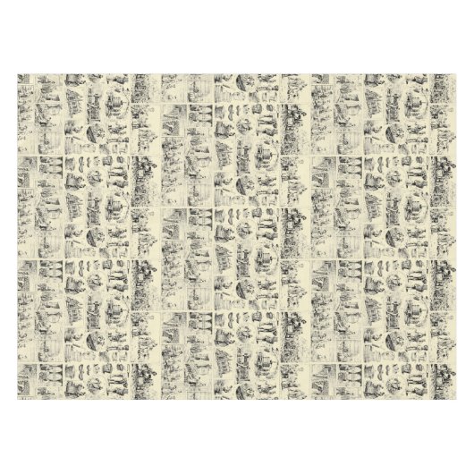 Nappe Vignoble vintage Motif (Devant (Horizontal))