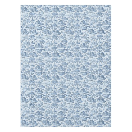 Nappe Village Toile Bleu (Devant)