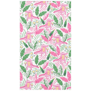 Nappe Vin d'alligator rose vert prépa