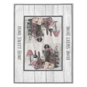 Nappe Vin, Raisins, bois, Planes, Pays, Ferme (Devant)