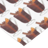 Nappe Vin rouge mélangé Boisson d'hiver cannelle orange (Angle)