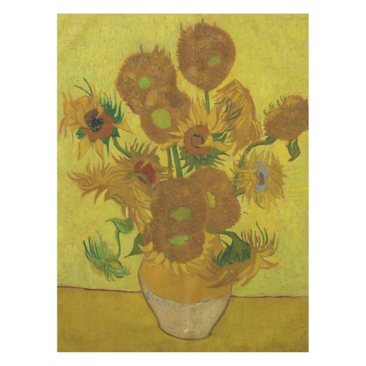 Nappe Vincent Van Gogh 15 Peinture de tournesols (Devant)