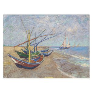 Nappe Vincent van Gogh - Bateaux de pêche sur la plage