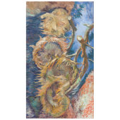 Nappe Vincent van Gogh - Fleurs de soleil coupées en qua (Devant)