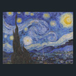 Nappe Vincent Van Gogh - Le Starry approchant<br><div class="desc">The Starry Night / La nuit etoilee - Vincent Van Gogh en 1889</div>