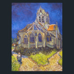 Nappe Vincent van Gogh - L'église d'Auvers<br><div class="desc">L'église d'Auvers / l'Eglise à Auvers-sur-oise par Vincent Van Gogh en 1890</div>
