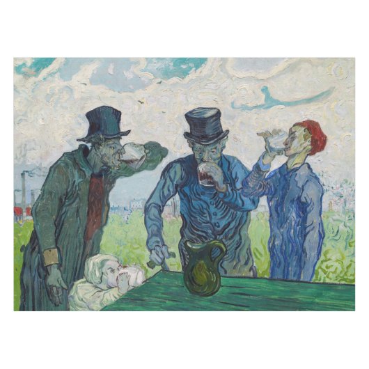 Nappe Vincent van Gogh - Les buveurs, après Daumier (Devant (Horizontal))