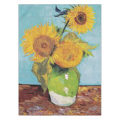 Nappe Vincent Van Gogh - Trois tournesols dans un vase (Devant)