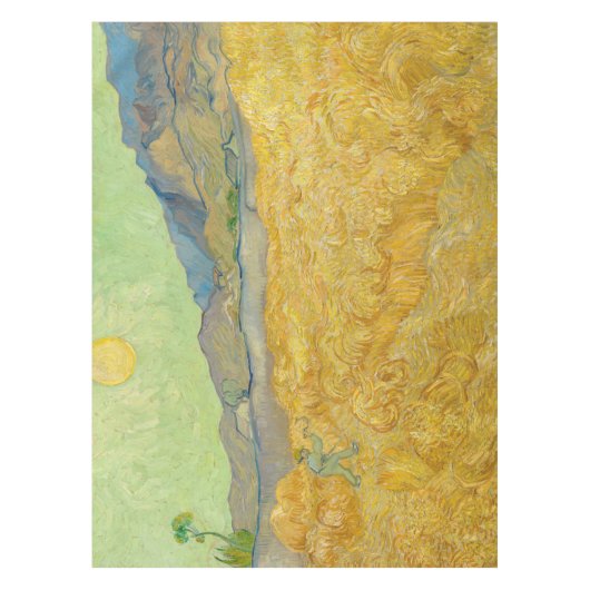 Nappe Vincent van Gogh - Wheatfield avec une Faucheuse (Devant)