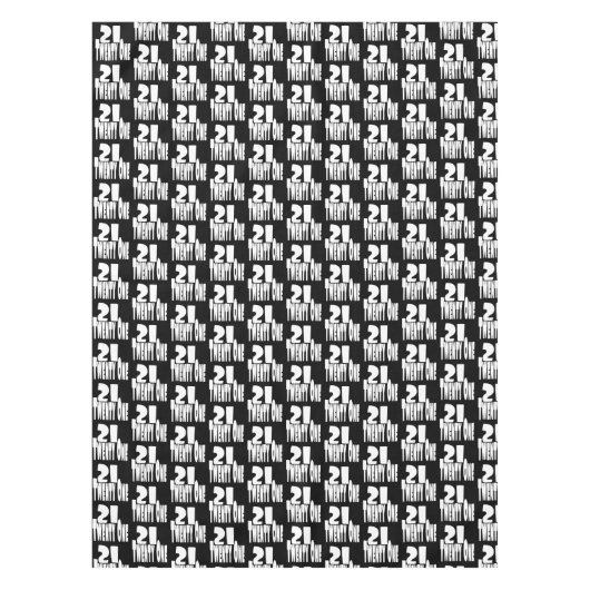 Nappe Vingt et un 21e anniversaire (Devant)