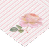 Nappe vintage à fleurs, lignes & points 52"x70" (Angle)