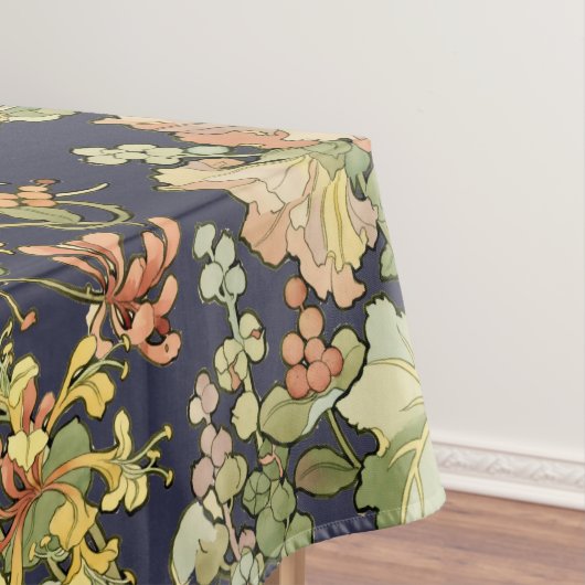 Nappe Vintage Art Nouveau Mucha Honeysuckle Motif (In Situ)