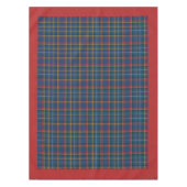 Nappe Vintage carreau écossais rouge et bleu (Devant)