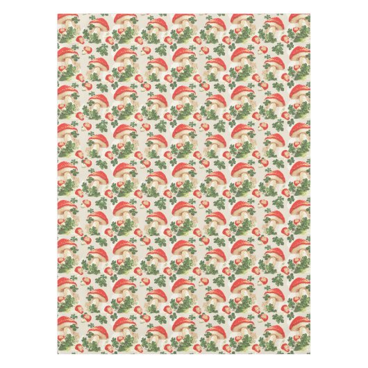 Nappe Vintage Champhroom Lucky Clover Motif (Devant)