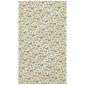 Nappe Vintage Chinoiserie Bleu Blanc Papillon Or (Devant)