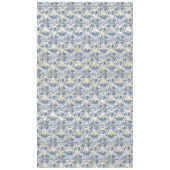 Nappe Vintage Chinoiserie Blue Wreath Bells Holiday (Devant)