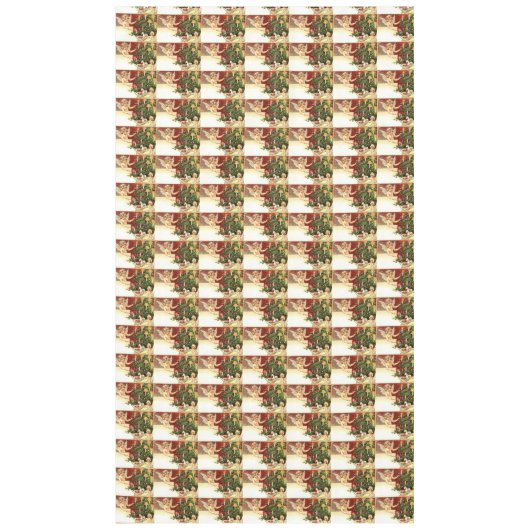 Nappe Vintage Christmas Cherub (Devant)