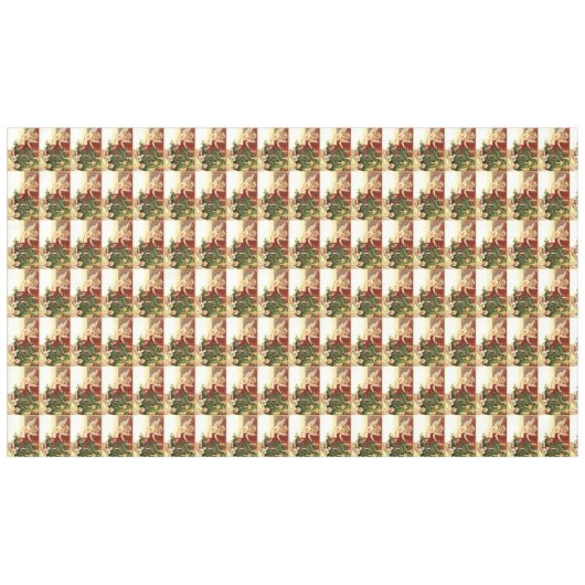 Nappe Vintage Christmas Cherub (Devant (Horizontal))