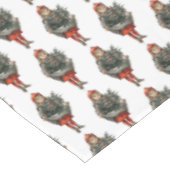 Nappe Vintage Christmas Girl & Holly Berries (Angle)