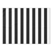 Nappe Vintage Classic rayures noir & blanc (Devant (Horizontal))