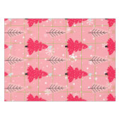 Nappe Vintage classique Motif-arbre de Noël (3) (Devant (Horizontal))