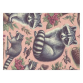Nappe Vintage Cute Racoon (Devant (Horizontal))