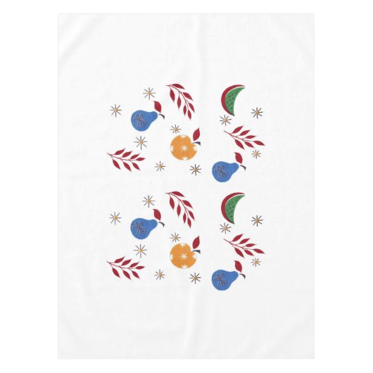 Nappe vintage de fruits (Devant)