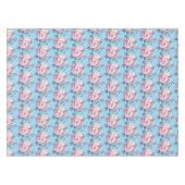 Nappe vintage de pivoines de printemps (Devant (Horizontal))