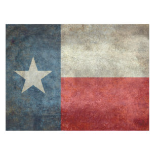 Nappe vintage de style de drapeau d'état du Texas