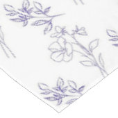 Nappe Vintage Elegant Blue Floral Pattern Spring (Angle)