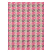 Nappe Vintage Floral Motif marocain rose (Devant)