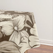 Nappe Vintage Floral Sepia Motif (3) (In Situ)