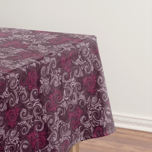 Nappe Vintage Flore rouge (In Situ)