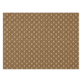 Nappe Vintage Gold Damask sur Brown (Devant (Horizontal))