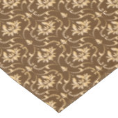 Nappe Vintage Gold Damask sur Brown (Angle)