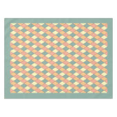 Nappe Vintage Harlequine Diagonal dans Pastels Monogramm (Devant (Horizontal))