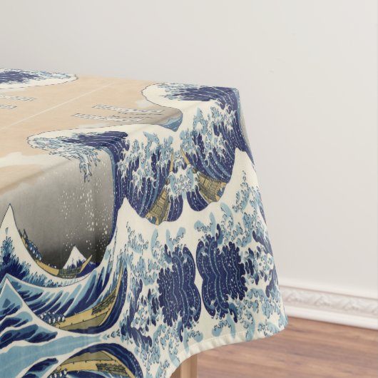 Nappe vintage japanese ukiyo e the great water (In Situ)