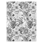 Nappe Vintage Jardin Botanique Fleurs Motif (Devant)