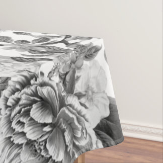 Nappe Vintage Jardin Botanique Fleurs Motif