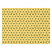 Nappe Vintage Jaune Vert Barcelone Fleur Motif (Devant (Horizontal))