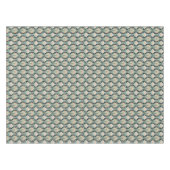 Nappe Vintage moderne Abstrait Botanique Motif sans cout (Devant (Horizontal))