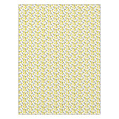 Nappe Vintage moderne citron et Motif d'olive (Devant)