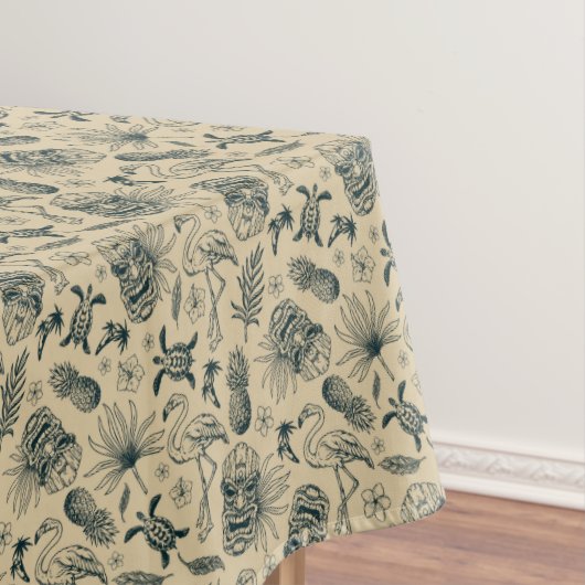 Nappe Vintage Motif tropical (In Situ)