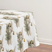 Nappe Vintage Noël Angel & Tree Holiday (In Situ)