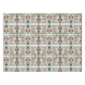 Nappe vintage noël poinsettia joyeux noel (Devant (Horizontal))