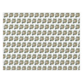 Nappe Vintage Noël Santa Claus Turkeys (Devant (Horizontal))