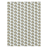 Nappe Vintage Noël Santa Claus Turkeys (Devant)