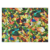 Nappe Vintage Parrots sauvages de la Jungle tropicale (Devant (Horizontal))